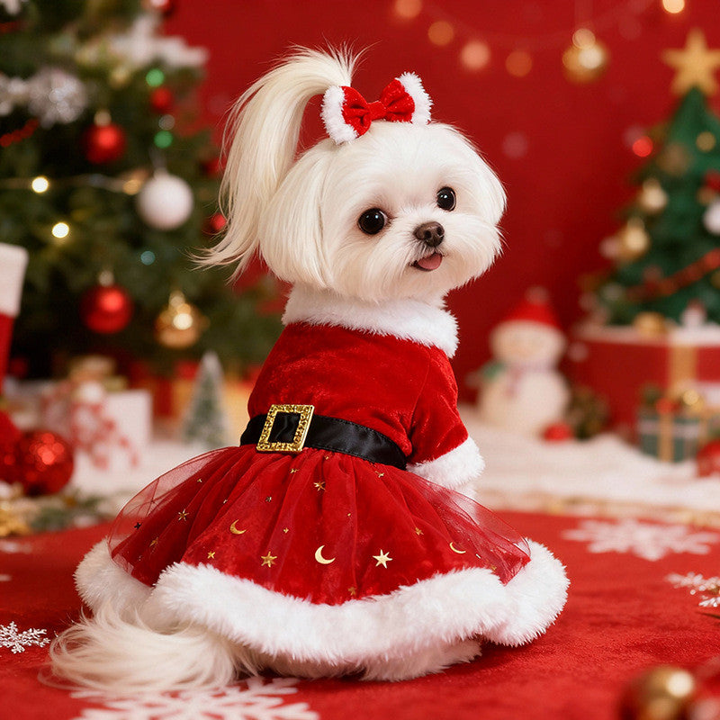 ชุดเดรสสัตว์เลี้ยงคริสต์มาส - 图片3