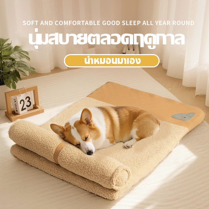 ที่นอนสัตว์เลี้ยงนุ่มและอบอุ่น - 图片5