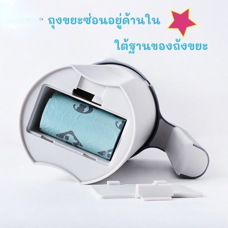 ที่ตักทรายแมวพร้อมถังขยะและถุงขยะ - 图片2