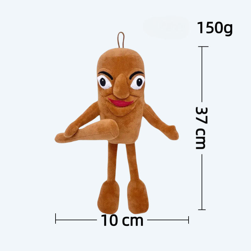 ตุ๊กตาฉลามไม้สุดน่ารัก ของเล่นผ้ากำมะหยี่นุ่มนิ่ม - 图片7