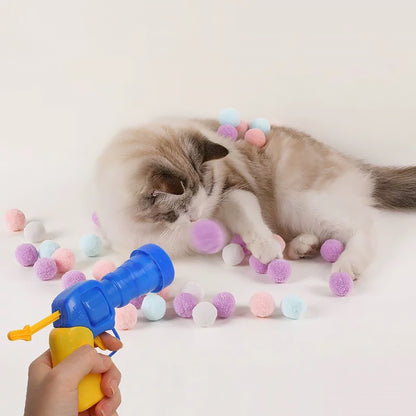 ตุ๊กตาปล่อยลูกบอล ของเล่นแมว - 图片1