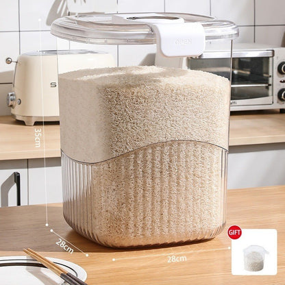 ภาชนะเก็บข้าวขนาด 25 กิโลกรัม พร้อมล้อถอดได้ - 图片11