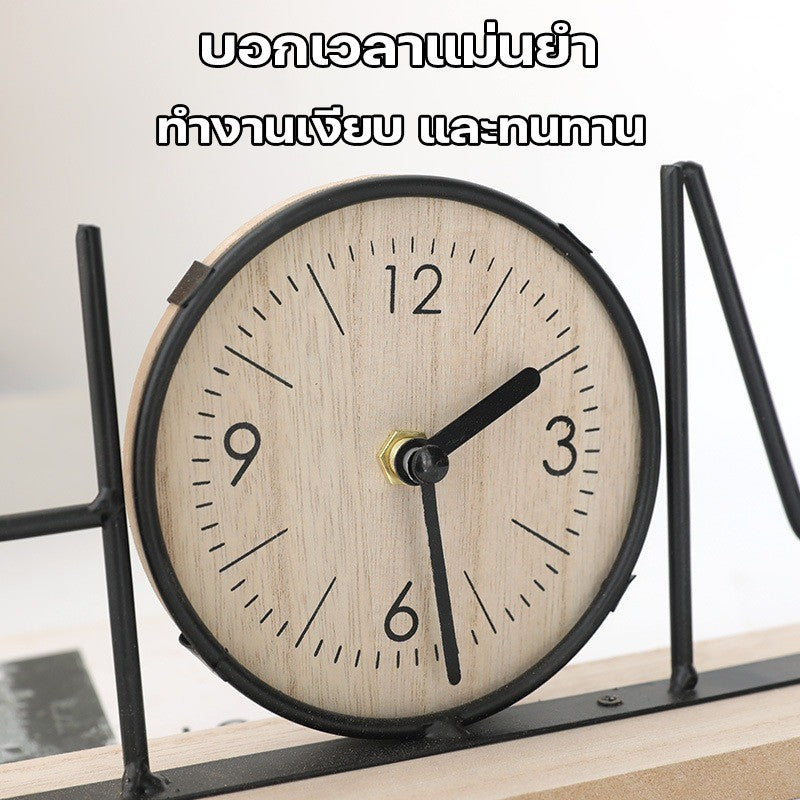 นาฬิกาตั้งโต๊ะตัวอักษร Home - 图片3