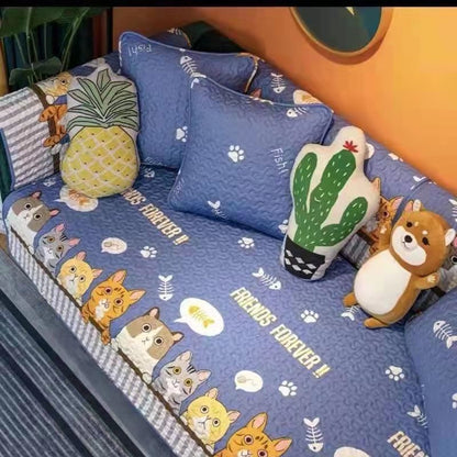 ปลอกหมอนอิง/ปลอกโซฟา ลายการ์ตูน ขนาด 90*210 ซม. กันน้ำและกันฝุ่น - 图片8
