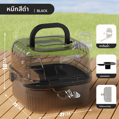 กรงหนูแฮมสเตอร์พกพาพร้อมอุปกรณ์ - 图片24