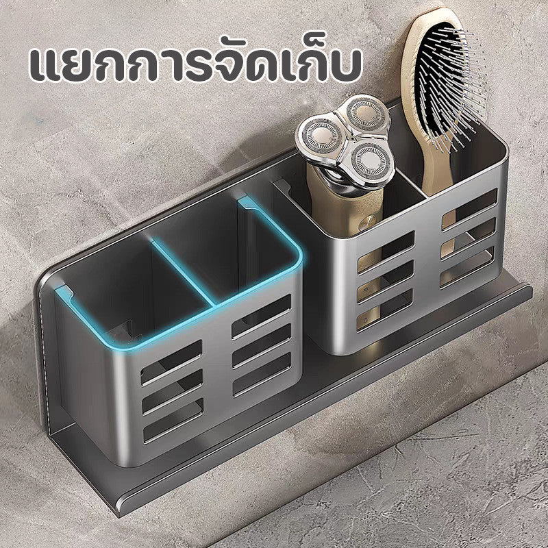 ที่แขวนติดผนังห้องน้ำ ที่ใส่หวี กล่องเก็บของอเนกประสงค์ - 图片3