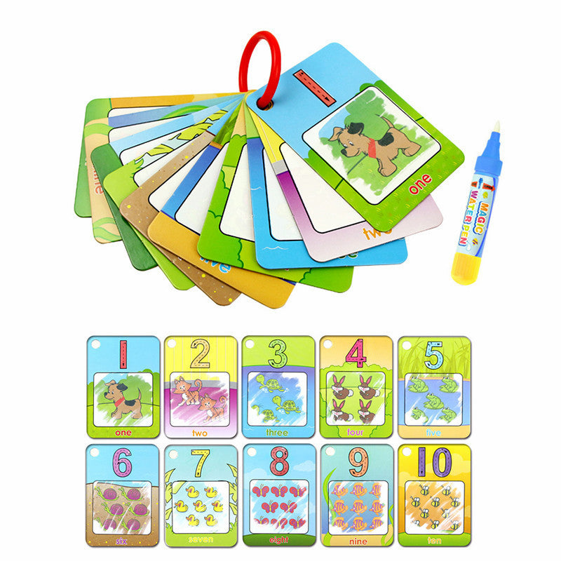 บัตรคำศัพท์กระดานวาดภาพสีน้ำ - 图片9