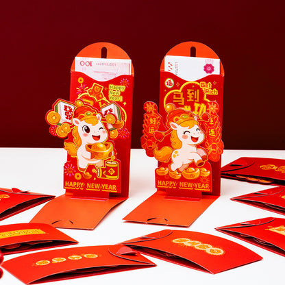 ซองอั่งเปาปี 2026 ลายการ์ตูนปีม้า ซองอั่งเปาตรุษจีนสากล - 图片2