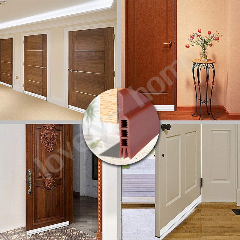 แถบปิดขอบประตู กันน้ำและกันลม ตัวหยุดประตู - 图片3