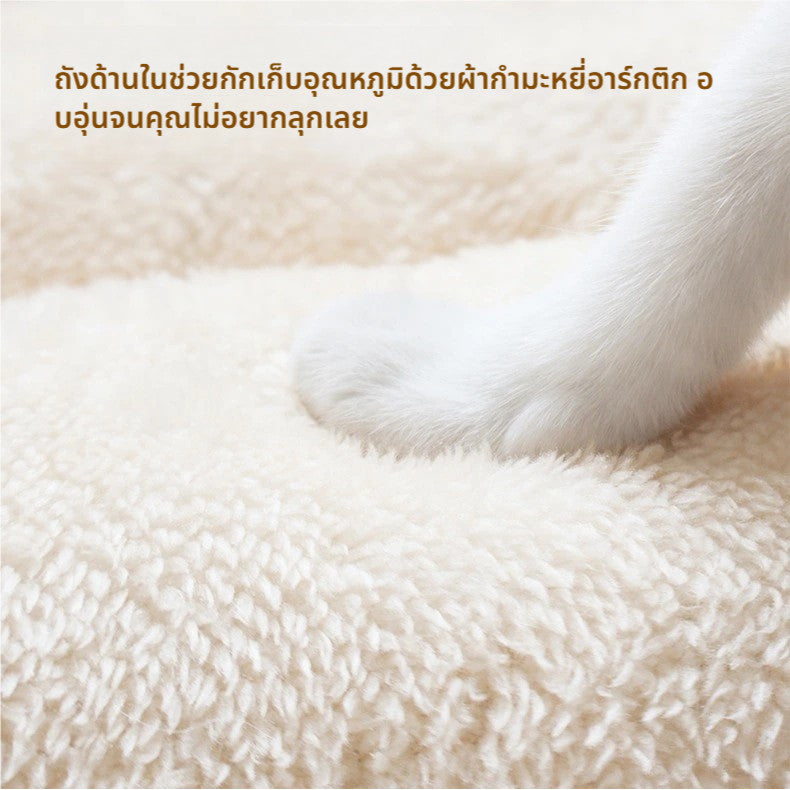 ที่นอนสัตว์เลี้ยงรูปหนอน/ที่นอนผ้าฝ้าย นุ่มสบาย