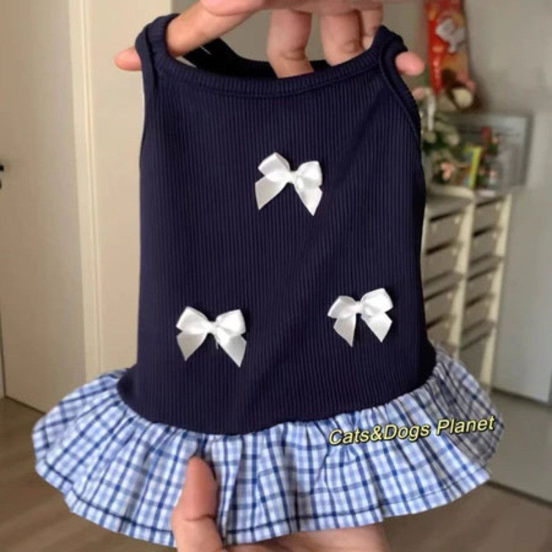 เสื้อผ้าลายแมวน่ารัก เนื้อผ้าเบาและระบายอากาศได้ดี ดีไซน์เรียบหรู - 图片6