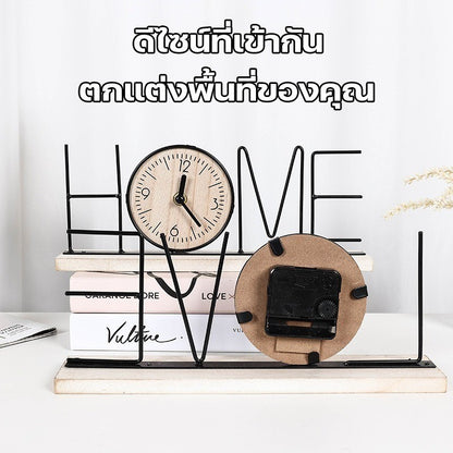 นาฬิกาตั้งโต๊ะตัวอักษร Home - 图片2
