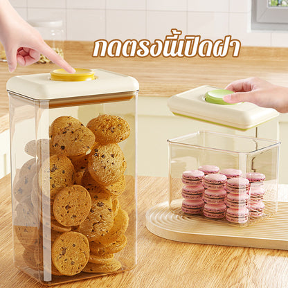 ขวดพลาสติกสูญญากาศ, กล่องเก็บอาหารแห้งพร้อมฝาปิดผนึก - 图片2