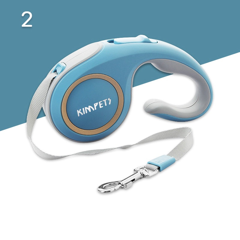 สายจูงสัตว์เลี้ยงแบบยืดหดอัตโนมัติ ทำจาก ABS สะท้อนแสง ยาว 3/5 เมตร - 图片7