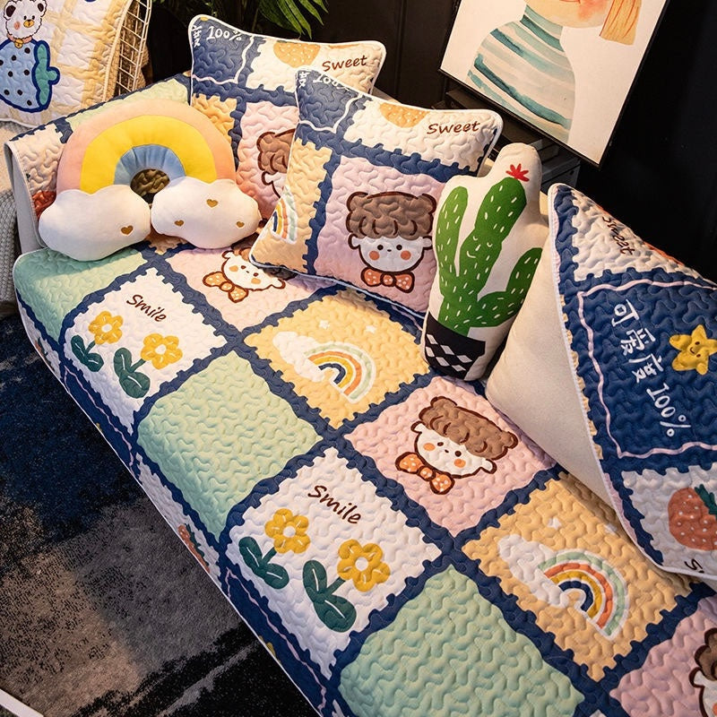 ปลอกหมอนอิง/ปลอกโซฟา ลายการ์ตูน ขนาด 90*210 ซม. กันน้ำและกันฝุ่น - 图片6