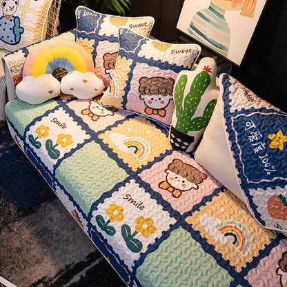 ปลอกหมอนอิง/ปลอกโซฟา ลายการ์ตูน ขนาด 90*210 ซม. กันน้ำและกันฝุ่น - 图片6