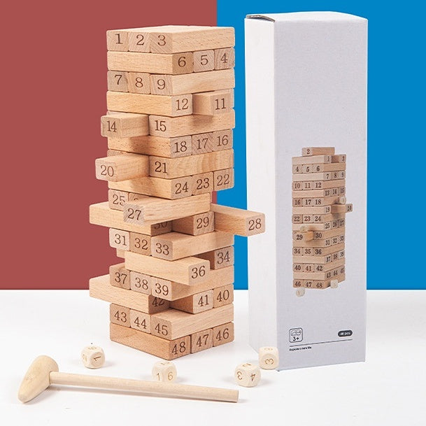 บล็อกตัวต่อแบบพับได้ จิ๊กซอว์ไม้ - 图片1