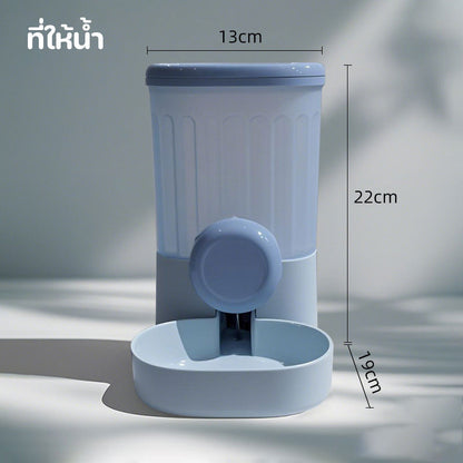 เครื่องให้อาหารและน้ำสัตว์เลี้ยงแบบแขวน 2in1 - 图片7