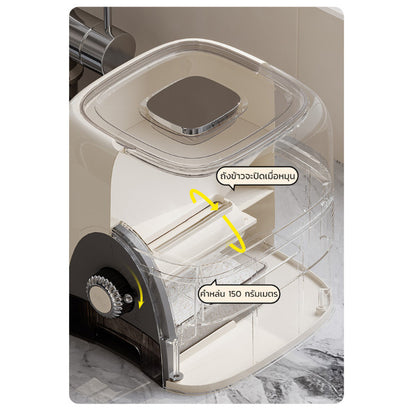 กล่องเก็บข้าวขนาดใหญ่ ป้องกันแมลง เหมาะสำหรับเก็บของแห้ง - 图片4