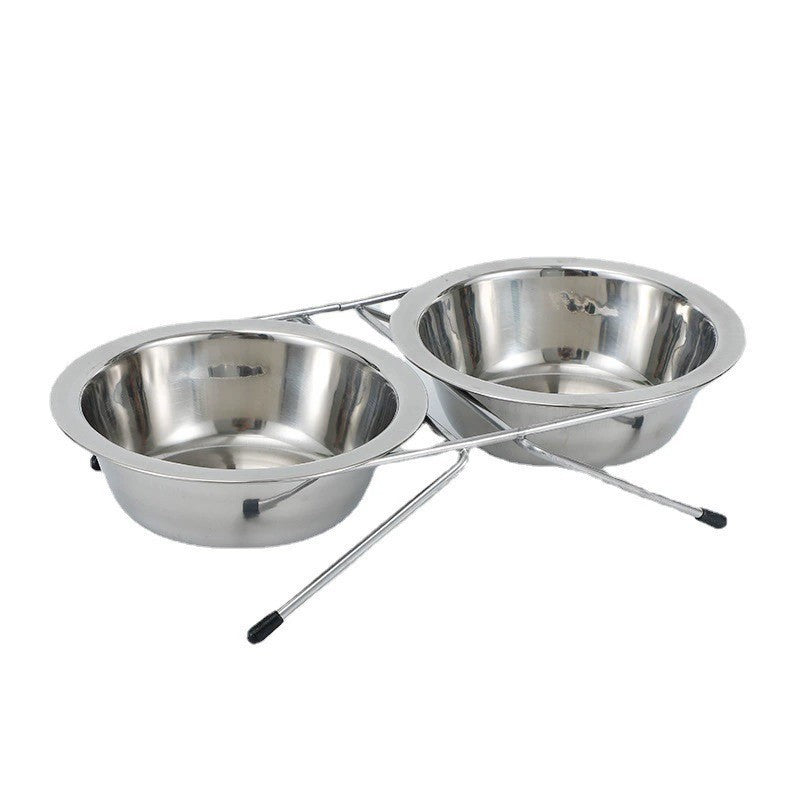 ชามสแตนเลสสองชั้นสำหรับสัตว์เลี้ยง - 图片8