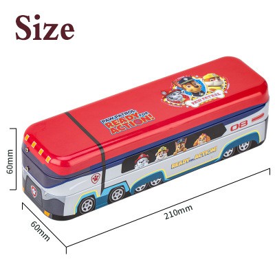 กล่องดินสอโลหะสามชั้นมัลติฟังก์ชั่น - 图片1