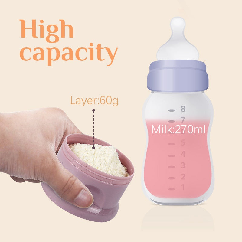 กล่องใส่ผงนมพกพา 3/4 ชั้น - 图片4