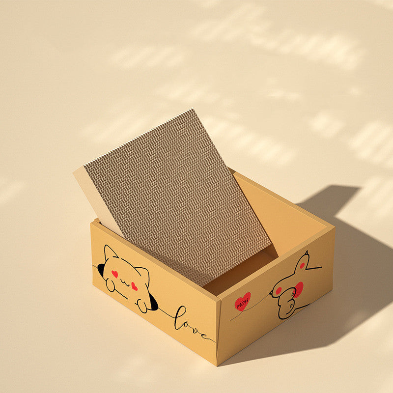 ที่นอนแมว 3in1: ที่นอนแมว, เสาลับเล็บ, ที่นอนแมว และแผ่นรองลับเล็บ - 图片5