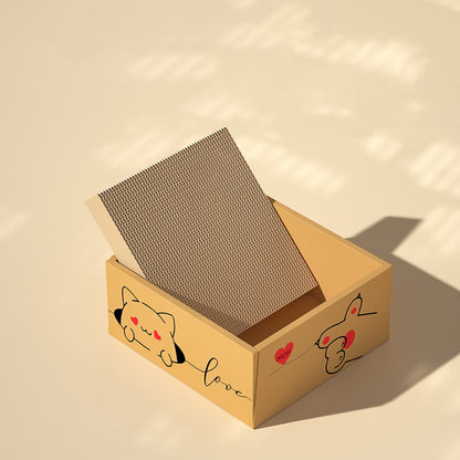 ที่นอนแมว 3in1: ที่นอนแมว, เสาลับเล็บ, ที่นอนแมว และแผ่นรองลับเล็บ - 图片5