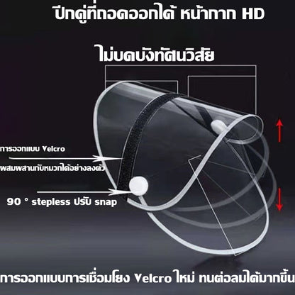 เสื้อกันฝนสำหรับผู้ใหญ่ มีฮู้ดและแถบสะท้อนแสง - 图片6