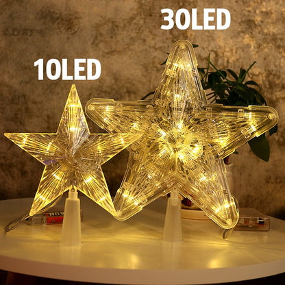 ต้นคริสต์มาส LED พร้อมไฟรูปดาวห้าแฉก - 图片4