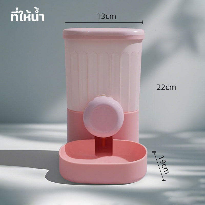 เครื่องให้อาหารและน้ำสัตว์เลี้ยงแบบแขวน 2in1 - 图片9