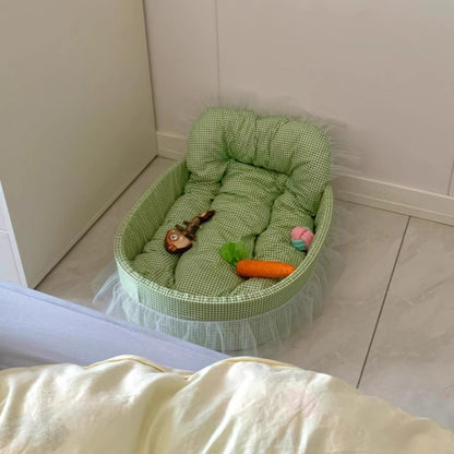 เตียงสัตว์เลี้ยงนุ่มๆ สีมาการอง - 图片12