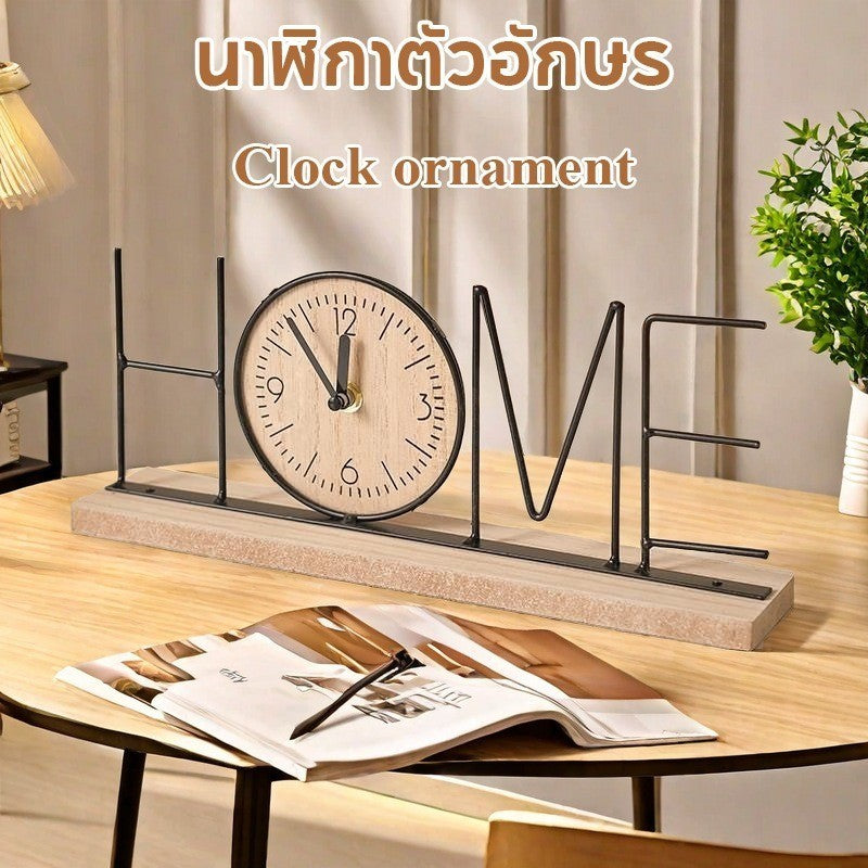 นาฬิกาตั้งโต๊ะตัวอักษร Home - 主图