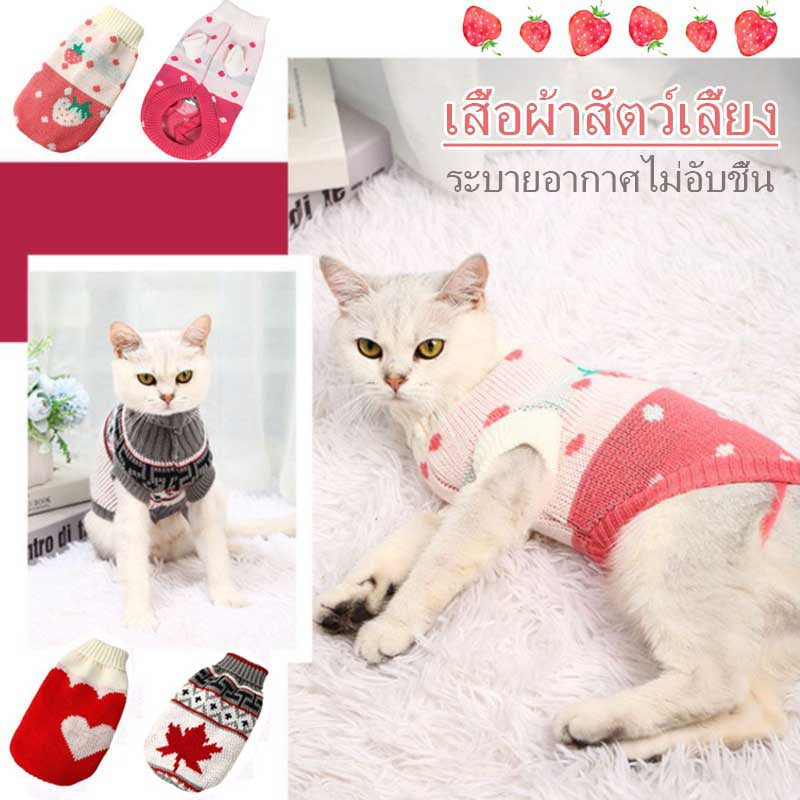 เสื้อผ้าแมวเนื้อนุ่ม น่ารัก อบอุ่น - 图片4