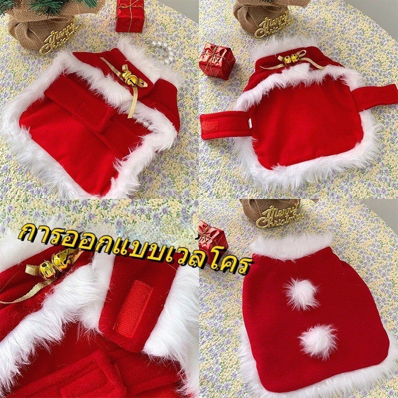 ชุดเสื้อคลุมสัตว์เลี้ยงคริสต์มาส - 图片2