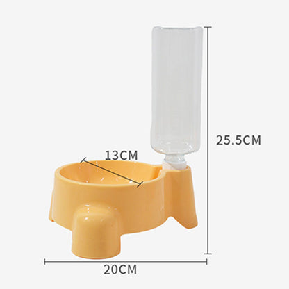 ชามน้ำสำหรับสัตว์เลี้ยงขนาด 500 มล. พร้อมเครื่องจ่ายน้ำอัตโนมัติ - 图片3