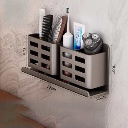 ที่แขวนติดผนังห้องน้ำ ที่ใส่หวี กล่องเก็บของอเนกประสงค์ - 图片7