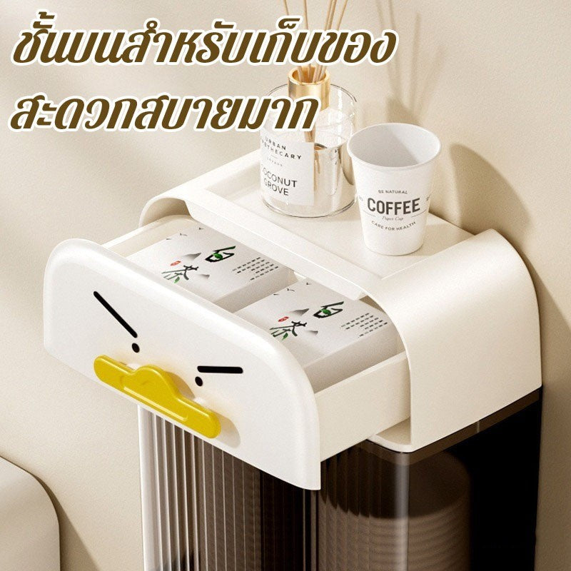 ที่วางแก้วกระดาษติดผนังแบบสองแถว ความจุ 70 ใบ ไม่ต้องเจาะรู - 图片2