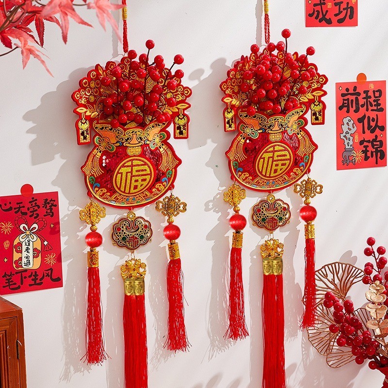 จี้ห้อยตกแต่งสไตล์จีน ปี 2026 สำหรับฤดูใบไม้ผลิ/ปีใหม่ - 图片1