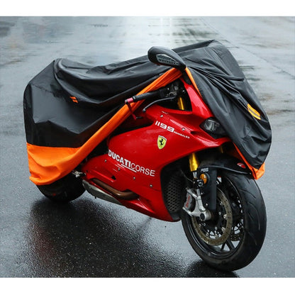  ผ้าคลุมรถมอเตอร์ไซค์ กันลม  กันฝน กันแดด กันฝุ่น oxford ใช้ได้ทั้งกลางแจ้งและในบ้ - 图片2