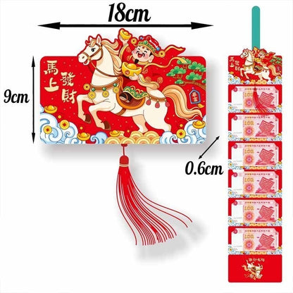 ซองแดงพับได้ ปี 2026: ดีไซน์น่ารัก ความหมายมงคล เหมาะสำหรับเทศกาลตรุษจีน - 图片6