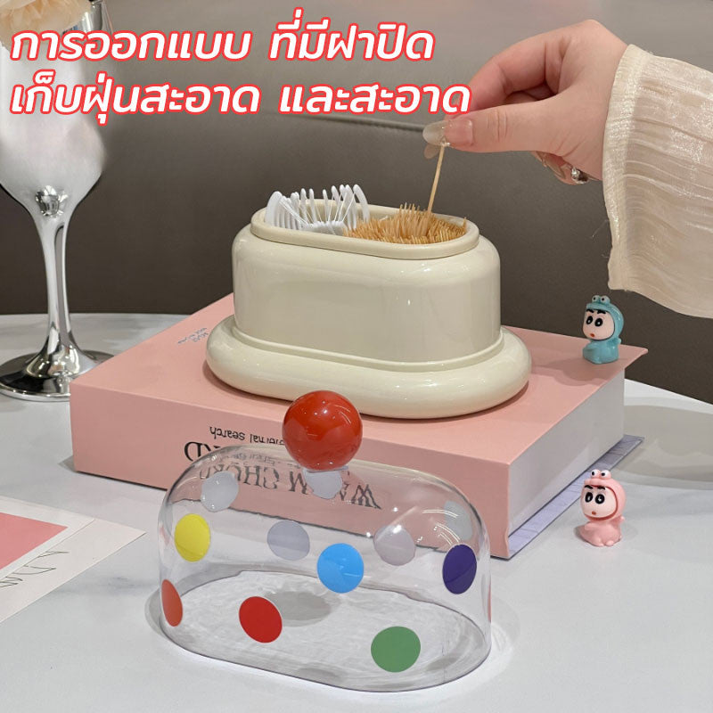 กล่องไม้จิ้มฟันลายการ์ตูน - 图片1