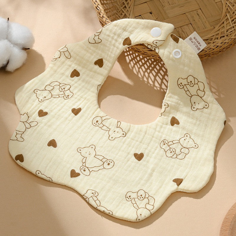 ผ้ากันเปื้อนเด็กแบบมีกระดุมปิดและซึมซับได้ดีเยี่ยม - 图片20