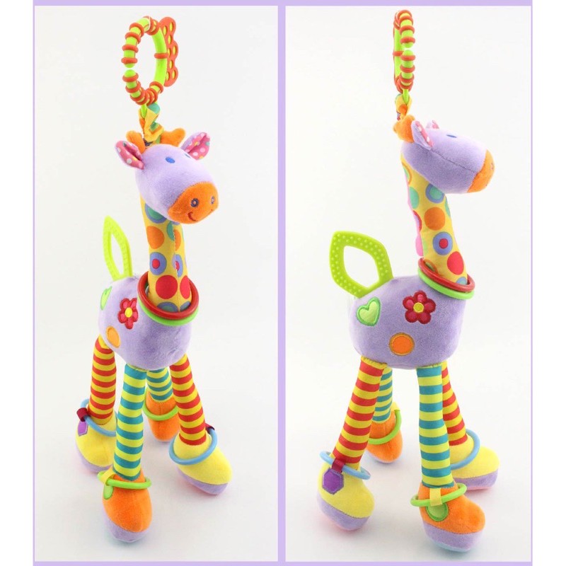 ของเล่นยีราฟเด้งได้ สามารถแขวนได้ เป็นของเล่นเสริมการเรียนรู้สำหรับเด็กเล็ก - 图片8