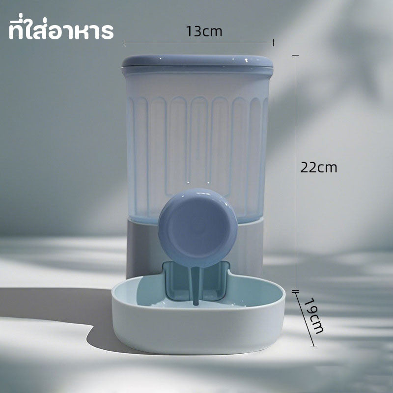 เครื่องให้อาหารและน้ำสัตว์เลี้ยงแบบแขวน 2in1 - 图片6