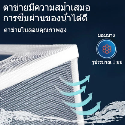 ตู้ปลาแบบมีตาข่ายช่วยแยกปลาวัยอ่อนและปลาโตเต็มวัยออกจากกัน - 图片2