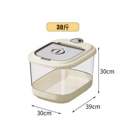 ภาชนะเก็บข้าว ป้องกันแมลงและความชื้น มีล้อเพื่อความสะดวกในการเคลื่อนย้าย - 图片6