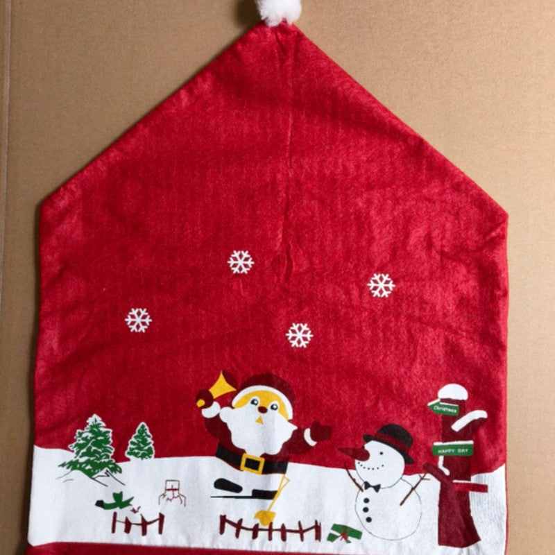 ผ้าคลุมเก้าอี้และผ้าปูโต๊ะคริสต์มาส - 图片13