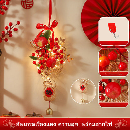 ปีงู2026 พวงมาลัยปีใหม่ โคมไฟเทศกาลฤดูใบไม้ผลิ LED ตกแต่งเทศกาลฤดูใบไม้ผลิ - 图片18