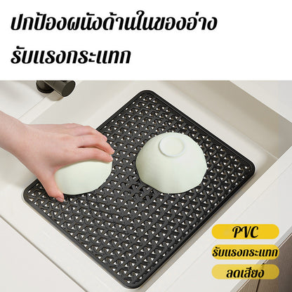 แผ่นรองอ่างล้างจานซิลิโคน 2-in-1 - 图片3